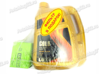 LUXE GOLD Speed Drive 10W-40 (п/с)  4л+фильтр LX-05-M  (АКЦИЯ)