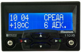 Компьютер бортовой 2110  ШТАТ 110 X5 Black СИН Спик., + бокс д/тел.
