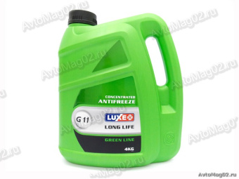Антифриз LUXE G11   GREEN LINE зеленый   4кг  (КОНЦЕНТРАТ)