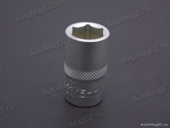 Головка торцевая 1/2"  6-гранная   15мм  Дело Техники  620015
