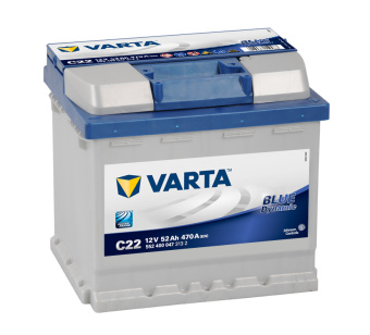 Аккумулятор  52 А*ч  VARTA  Blue Dynamic EN 470A 552400  (о.п.)