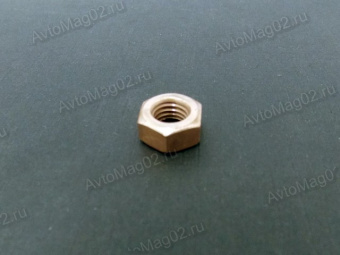 Гайка коллектора Волга, Газель 405,406 М8х1.25 (омедненная) 250510-п5