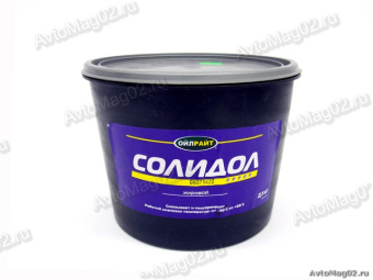 Смазка Солидол жировой   2,1кг. OIL RIGHT (ведро)