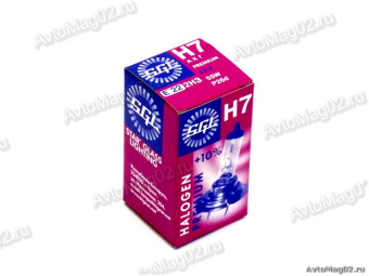 Лампа H7 12V  55W (PX26d)  ДиаЛУЧ (Брест)