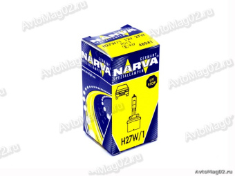 Лампа Н27W/1 12В 880 (PG13 прямой)  NARVA 48041 (12V корейцы)
