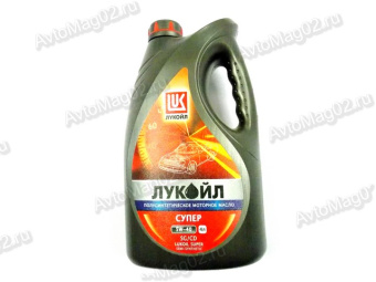 Масло моторное Лукойл Супер  5W-40  SG/CD  полусинтетическое     4л