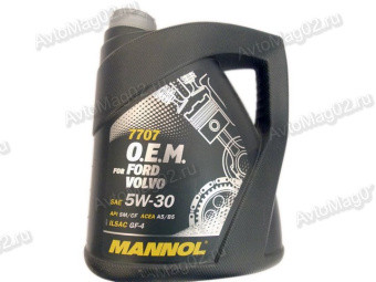 MANNOL   O.E.M. for FORD  VOLVO  5W30(синт)  4л