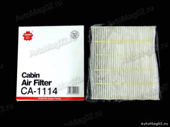 Фильтр салона возд. Toyota Camry, Rav-4, Lexus RX330, LX570   SAKURA   AC-108 (CA1114)