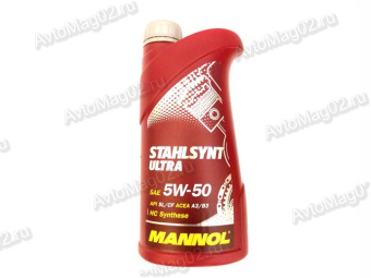 MANNOL Stahlsynt  Ultra 5W50 (синт)  1л