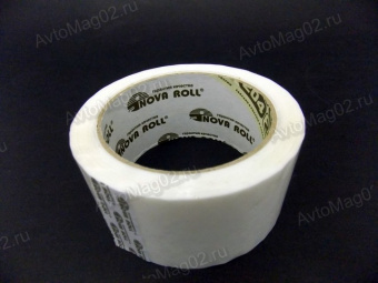 Скотч упаковочный 48мм  66м  NOVA ROLL (белый)