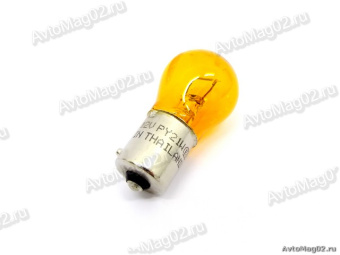 Лампа цокольная 12В 21 Вт 1-конт. (BAU15s, PY21W) янтарн. смещ.ус. HELLA 8GA006841-121
