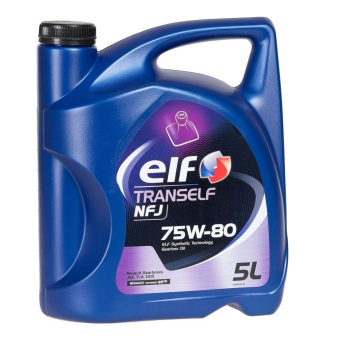 Масло трансмиссионное ELF 75W-80 TRANS NF J (GL-4) (п/с)  5л