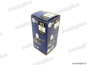 Лампа H3 12В PK22s  55W  General Electric (GE)  50340U