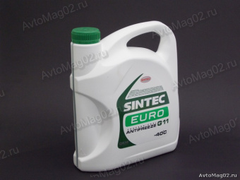 Антифриз SINTEC  EURO -40 С*, G-11 Зеленый 5л