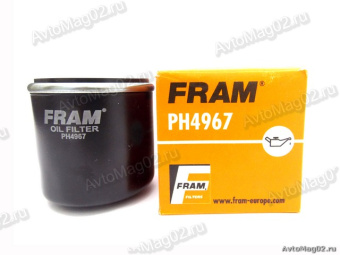 Фильтр масляный Toyota FRAM  PH 4967 (SM 106)    Avensis, Camry, Carina E