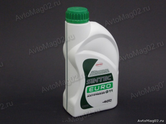 Антифриз SINTEC  EURO -40 С*, G-11 Зеленый 1л