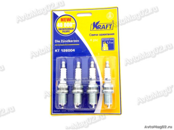 Свечи  KRAFT  КТ 126004   2112-15  16кл. инж.