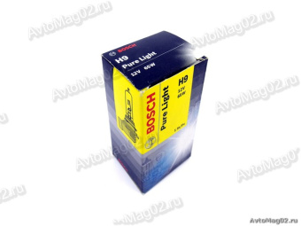 Лампа H9 12В PGJ19-5  65W  BOSCH 1987302082 Pure Light Standart