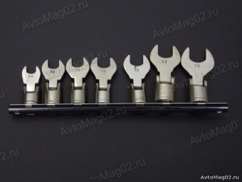 Набор насадок 3/8"  7шт  ДT 514170   рожк. с шарн. (воронья лапа) (10,12,13,14,15,17,19)