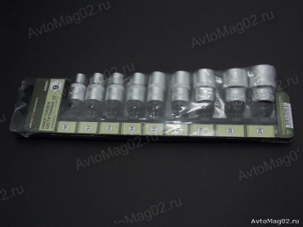 Набор головок   9 предм.  Дело Техники  620091  (6-гран.)  1/2"