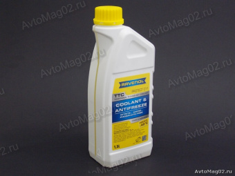 Антифриз RAVENOL  -40 С*, G-11 TTC  Premix   желтый готовый  1,5л