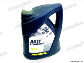 Антифриз MANNOL  -40 С*, AG-11   синий готовый  5кг