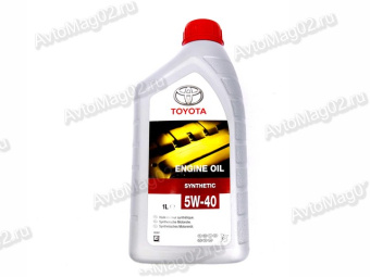 TOYOTA  Engine Oil  5W-40 SL/CF (синт)  масло моторное  1л