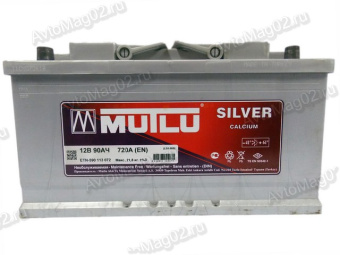 АКБ  6 СТ- 90 п.п. (+-)  MUTLU CALCIUM SILVER  353х175х190   EN 640А